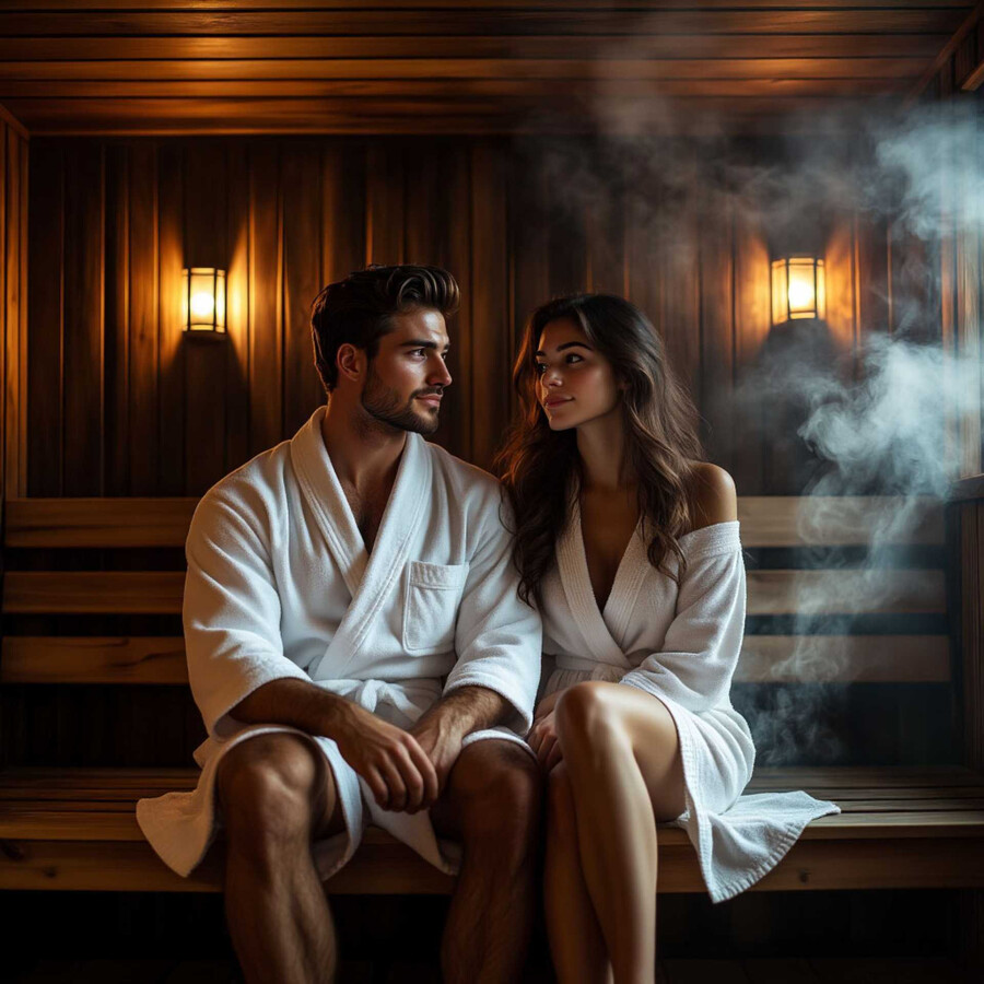 Баня для двоих Баня для двоих: романтический уголок на даче. Идея для пар