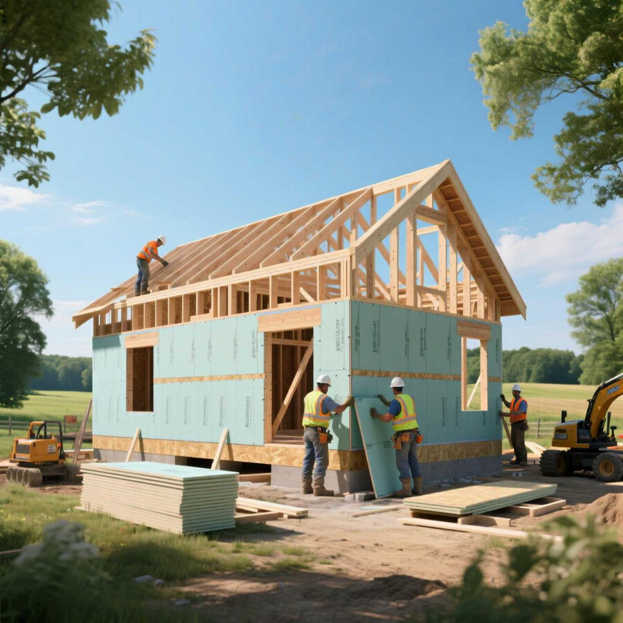 строительство строительство дачного домика из СИП панелей Строим за выходные: дачный домик, который можно собрать за 48 часов