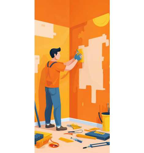 Подготовительные работы со стенами для обоев Подготовительные работы со стенами для обоев