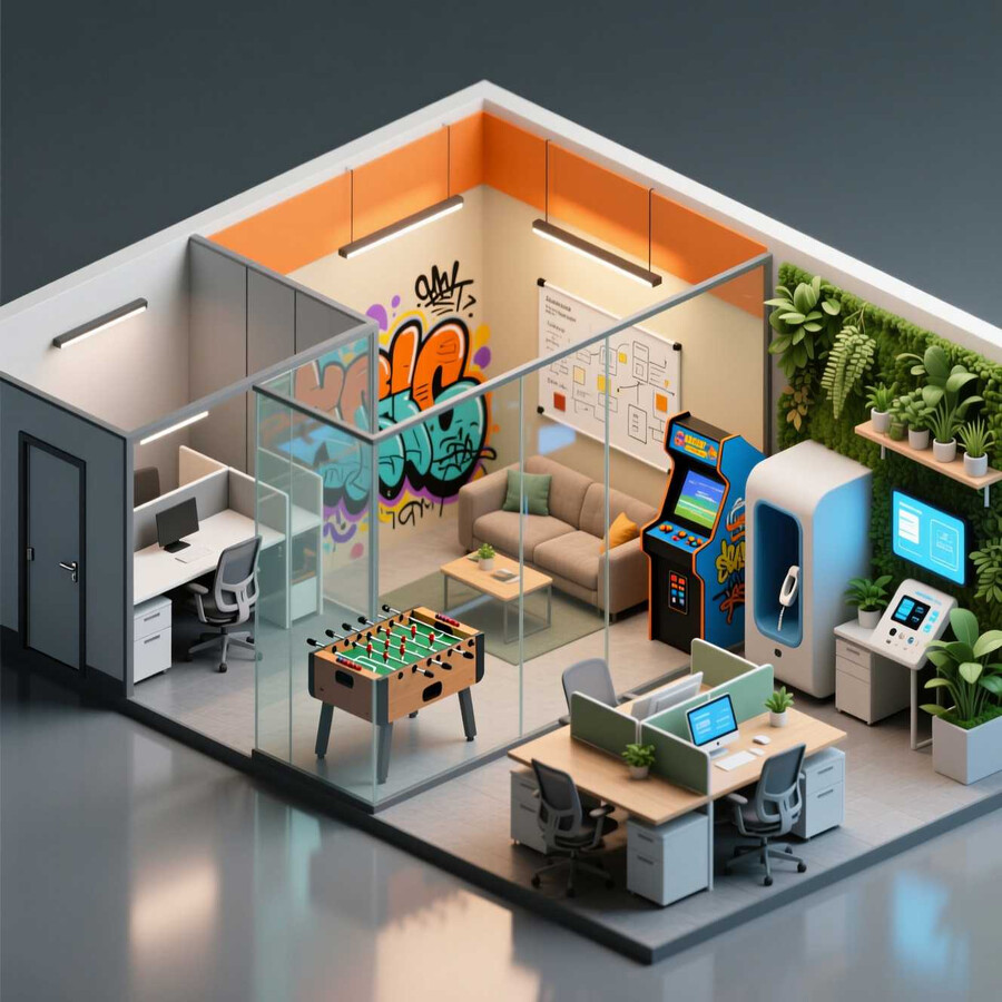 Современный офис: Типы пространств, умные технологии