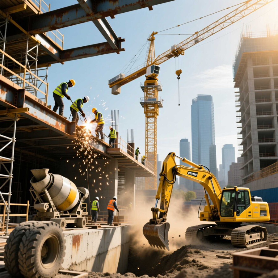 Анализ рынка строительных компаний в Новокузнецке стройка